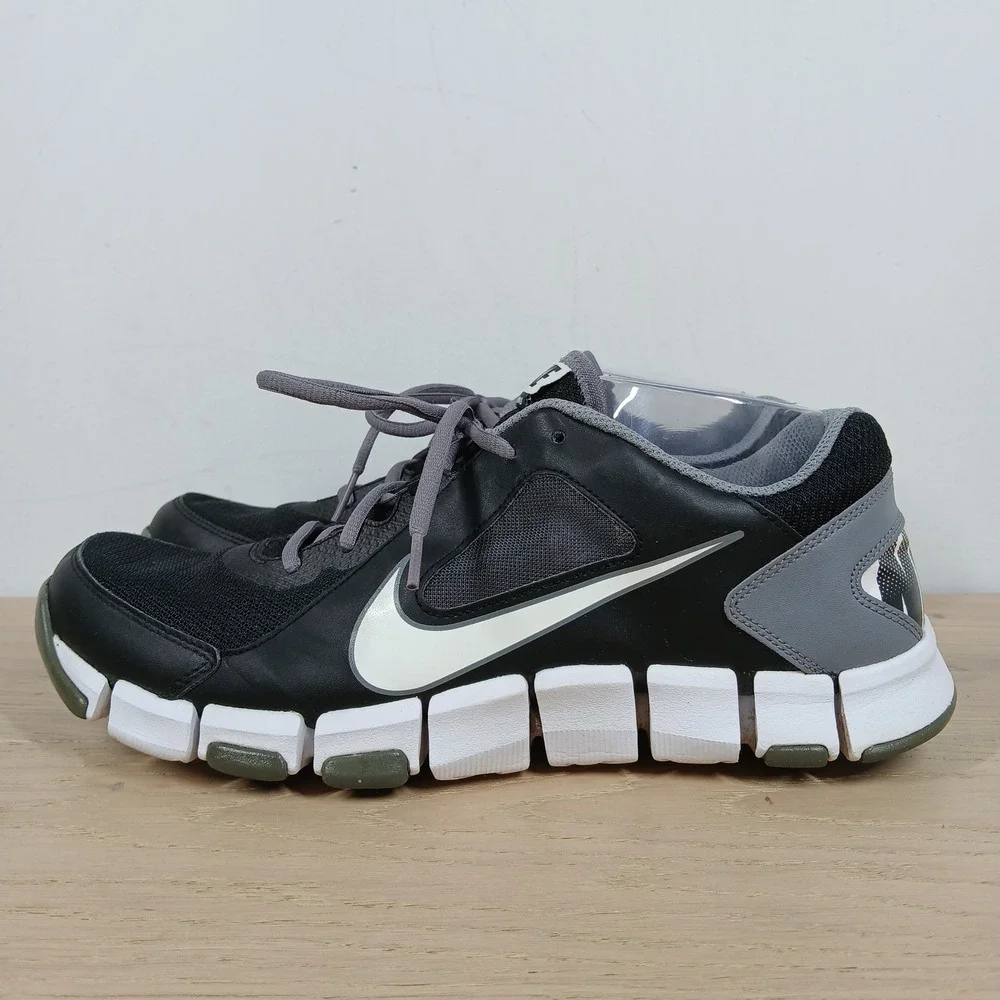 Nike Training Sneakers Mens 10 Black Gray Flex Experience Athletic Gym Shoes